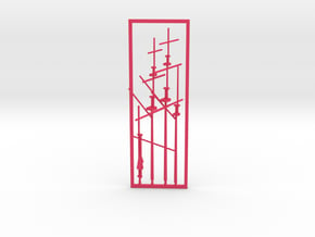 1/350 CSS Sumter Masts in Pink Smooth Versatile Plastic