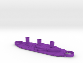 1/600 Tillman IV Superstructure in Purple Smooth Versatile Plastic