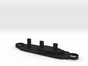 1/700 Tillman IV Superstructure in Black Smooth Versatile Plastic