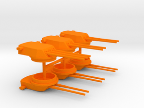 1/700 Tillman IV-1 Main Armament in Orange Smooth Versatile Plastic