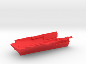 1/700 CVS-16 USS Lexington Bow Waterline in Red Smooth Versatile Plastic