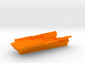 1/700 CVS-16 USS Lexington Bow Waterline in Orange Smooth Versatile Plastic
