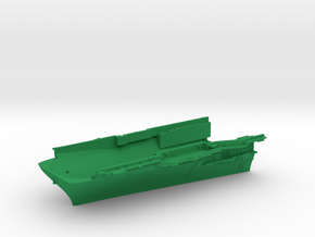 1/700 CVS-16 USS Lexington Bow Waterline in Green Smooth Versatile Plastic