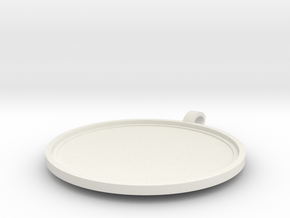 concave disk in White Natural Versatile Plastic