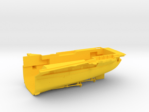 1/700 CVS-18 USS Wasp Stern in Yellow Smooth Versatile Plastic