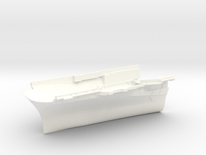1/600 CVS-14 USS Ticonderoga Bow in White Smooth Versatile Plastic