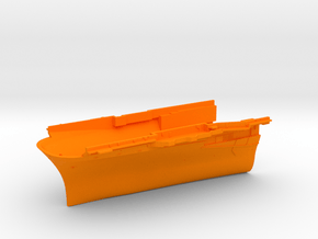 1/600 CVS-14 USS Ticonderoga Bow in Orange Smooth Versatile Plastic