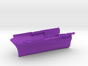 1/600 CVS-14 USS Ticonderoga Bow in Purple Smooth Versatile Plastic