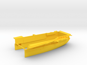 1/700 CVS-14 USS Ticonderoga Stern Waterline in Yellow Smooth Versatile Plastic
