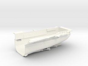 1/700 CVS-14 USS Ticonderoga Stern in White Smooth Versatile Plastic