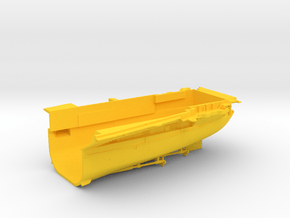 1/700 CVS-14 USS Ticonderoga Stern in Yellow Smooth Versatile Plastic