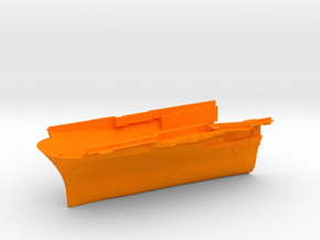 1/700 CVS-14 USS Ticonderoga Bow in Orange Smooth Versatile Plastic