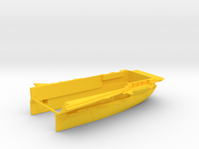 1/600 CVS-16 USS Lexington Stern Waterline in Yellow Smooth Versatile Plastic