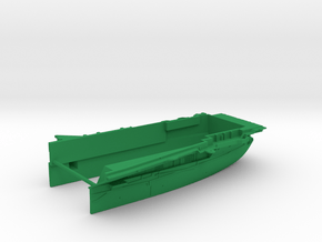 1/600 CVS-16 USS Lexington Stern Waterline in Green Smooth Versatile Plastic