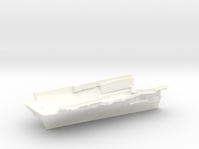 1/600 CVS-16 USS Lexington Bow Waterline in White Smooth Versatile Plastic
