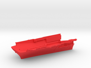 1/600 CVS-16 USS Lexington Bow Waterline in Red Smooth Versatile Plastic