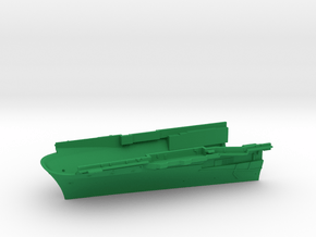 1/600 CVS-20 USS Bennington Bow Waterline in Green Smooth Versatile Plastic