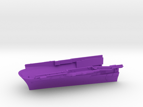 1/600 CVS-20 USS Bennington Bow Waterline in Purple Smooth Versatile Plastic