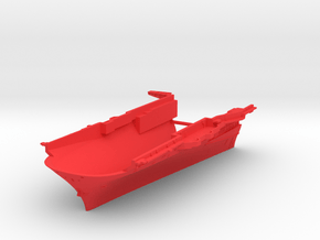 1/600 CVA-19 USS Hancock Bow Waterline in Red Smooth Versatile Plastic