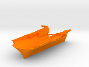 1/600 CVA-19 USS Hancock Bow Waterline in Orange Smooth Versatile Plastic