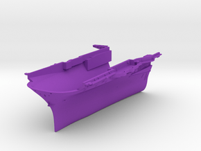 1/600 CVA-19 USS Hancock Bow in Purple Smooth Versatile Plastic