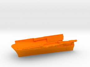1/600 CVS-18 USS Wasp Bow Waterline in Orange Smooth Versatile Plastic