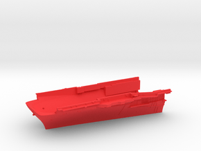 1/600 CVA-38 USS Shangri-La Bow Waterline in Red Smooth Versatile Plastic