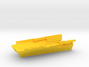 1/600 CVA-38 USS Shangri-La Bow Waterline in Yellow Smooth Versatile Plastic