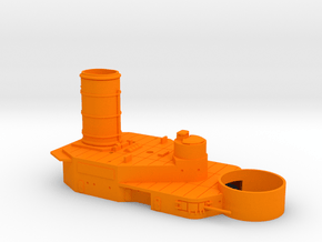 1/350 HMS Agincourt (Mobile Base) Forward Superst. in Orange Smooth Versatile Plastic