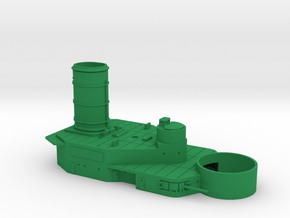 1/350 HMS Agincourt (Mobile Base) Forward Superst. in Green Smooth Versatile Plastic