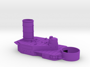 1/350 HMS Agincourt (Mobile Base) Forward Superst. in Purple Smooth Versatile Plastic