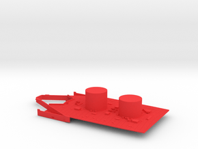 1/350 HMS Agincourt (Mobile Base) Midships Deck in Red Smooth Versatile Plastic