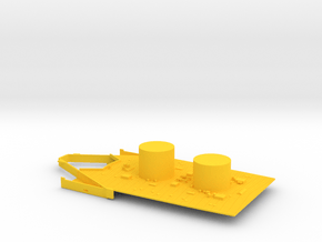 1/350 HMS Agincourt (Mobile Base) Midships Deck in Yellow Smooth Versatile Plastic