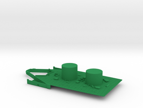 1/350 HMS Agincourt (Mobile Base) Midships Deck in Green Smooth Versatile Plastic