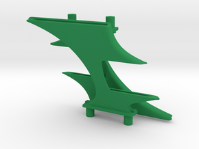 1/1000 Miranda Class Concept Pylons in Green Smooth Versatile Plastic