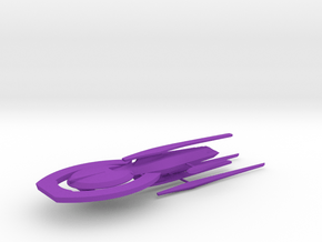 USS Credence (Jointed) / 14cm - 5.5in in Purple Smooth Versatile Plastic