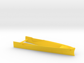 1/600 HMS Agincourt (1916) Bow Waterline in Yellow Smooth Versatile Plastic