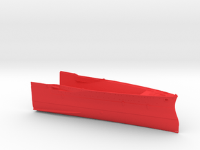 1/600 HMS Agincourt (1916) Bow in Red Smooth Versatile Plastic