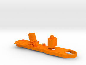 1/700 B-65 Design Large Cruiser Superstructure in Orange Smooth Versatile Plastic
