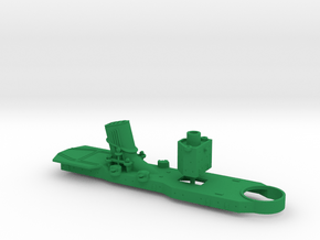 1/700 B-65 Design Large Cruiser Superstructure in Green Smooth Versatile Plastic