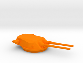 1/350 51cm/45 Twin Turret (1x) A-150 Design in Orange Smooth Versatile Plastic
