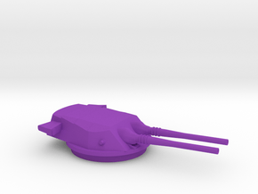 1/350 51cm/45 Twin Turret (1x) A-150 Design in Purple Smooth Versatile Plastic