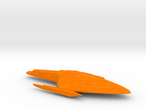 Trident Class / 12.7cm - 5in in Orange Smooth Versatile Plastic