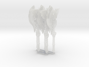 5-10x Sanguine Angels Axes in Clear Ultra Fine Detail Plastic: Small