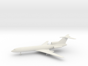Tupolev Tu-154 Careless in White Natural Versatile Plastic: 6mm