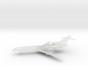 Tupolev Tu-154 Careless in Clear Ultra Fine Detail Plastic: 1:600