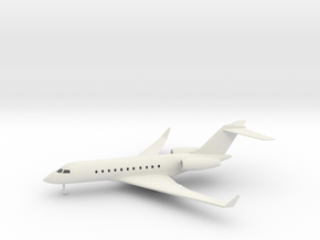 Bombardier Global 5000 in White Natural Versatile Plastic: 1:144