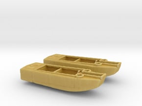 1/350 Scale ww2 USN LCP-R landing craft set of 2 in Tan Fine Detail Plastic
