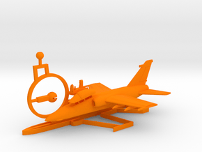 001A AMX in Flight 1/144 in Orange Smooth Versatile Plastic