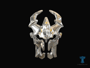 Dota 2 - Shadow Fiend Pendant in Polished Silver